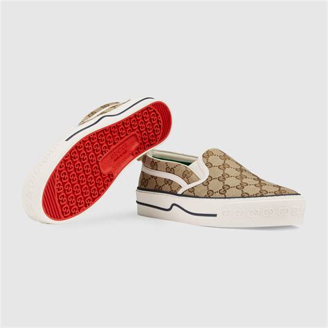 gucci slip on womens sneakers|Gucci slip on sneakers men.